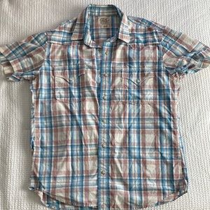 Lucky Brand short sleeve button down shirt